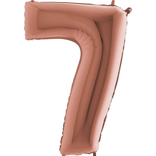 ROSE GOLD NUMBER 7 BALLOON