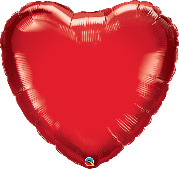 LARGE RED HEART BALLOON