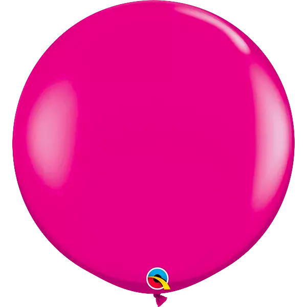 GIANT 3FT MAGENTA BALLOON