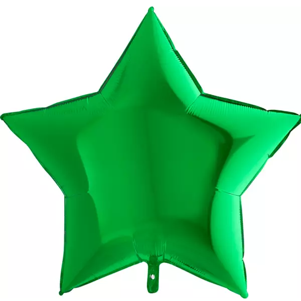 STAR GREEN LARGE BALLOON