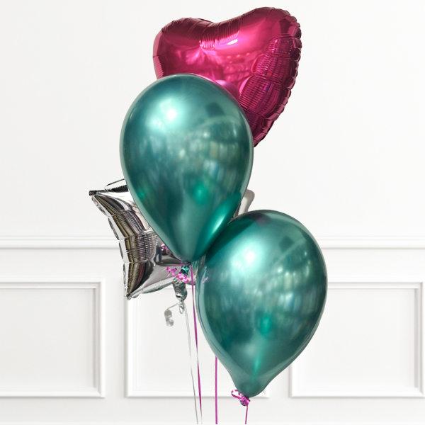 Pretty in Green Balloon Bouquet