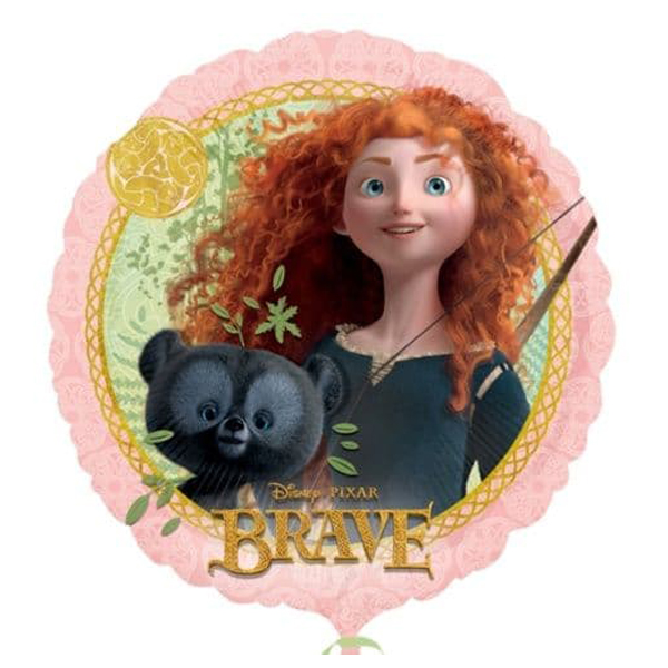 Brave Round Foil Balloon