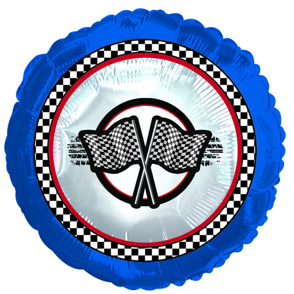 Chequered Flag Blue
