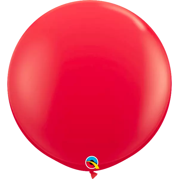 GIANT 3FT RED ROUND BALLOON