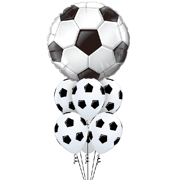 LARGE FOOTBALL BALLOON BUNCH