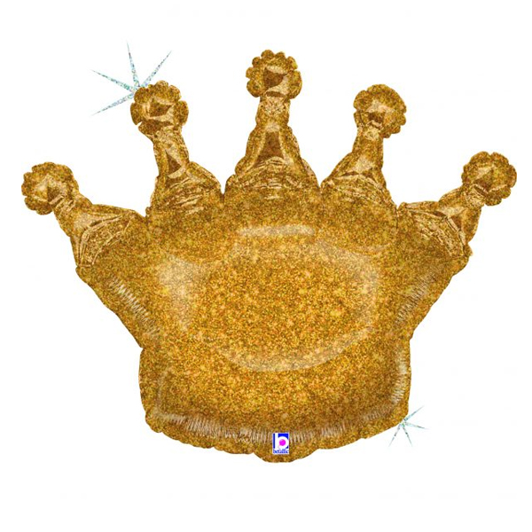 Crown Balloon Gold