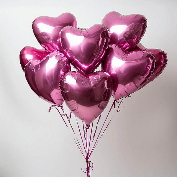 PINK HEART BALLOON BUNCH