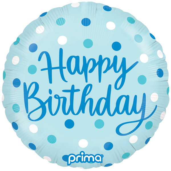 Birthday Blue Dots