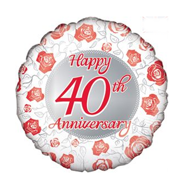 40th Anniversary Ruby & Silver