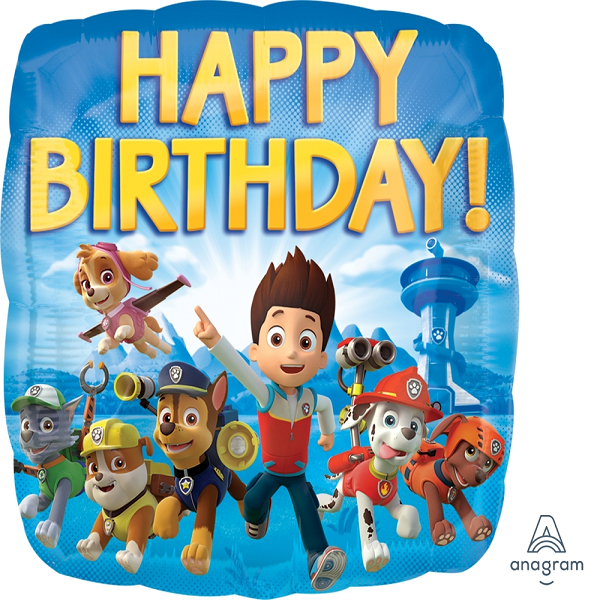 Paw Patrol Birthday Balloon