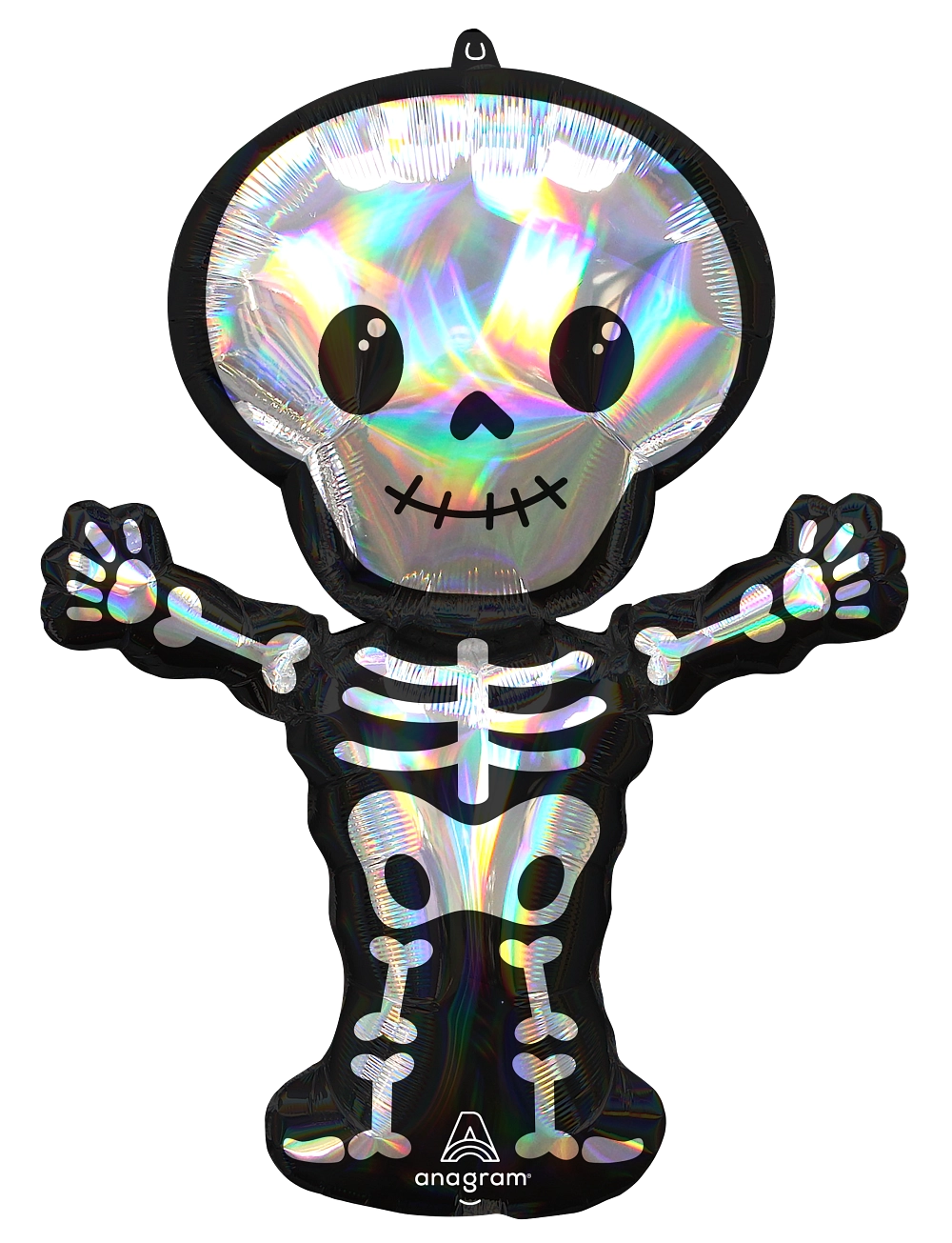 IRIDESCENT SKELETON HALLOWEEN BALLOON