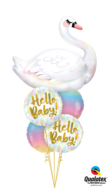 Hello Baby Balloon Arrangement