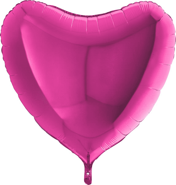 LARGE FUCHSIA HEART BALLOON