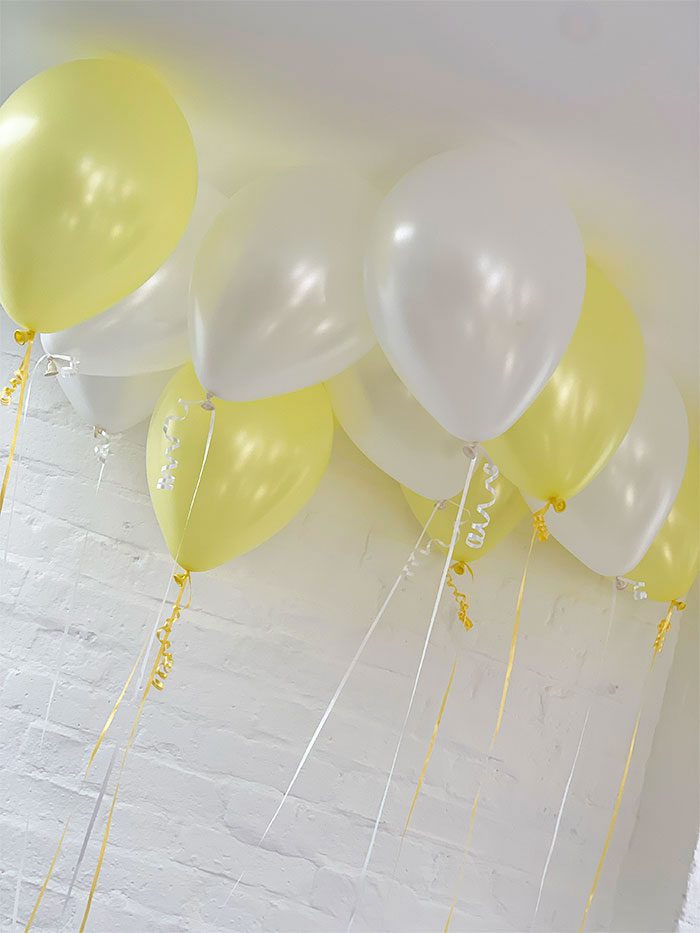 LEMON SORBET PEARL BALLOONS
