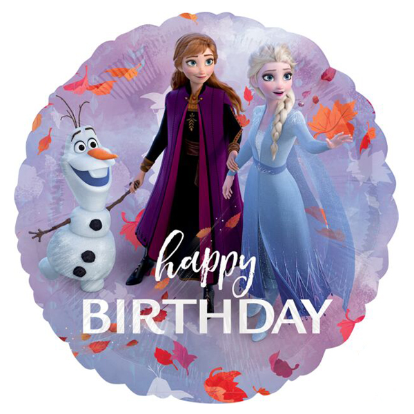 Frozen Anna & Elsa Happy Birthday