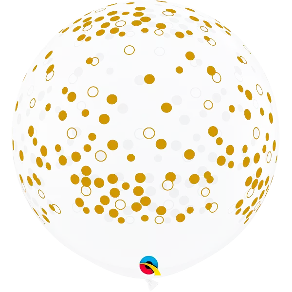 GIANT 3FT CONFETTI DOTS BALLOON