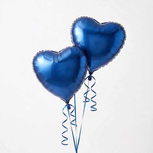 Sapphire Blue Heart Bunch