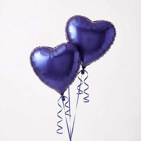 Capri Blue Heart Bunch