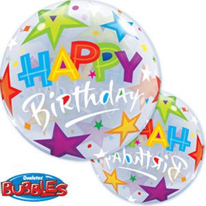 Birthday Star Bubble