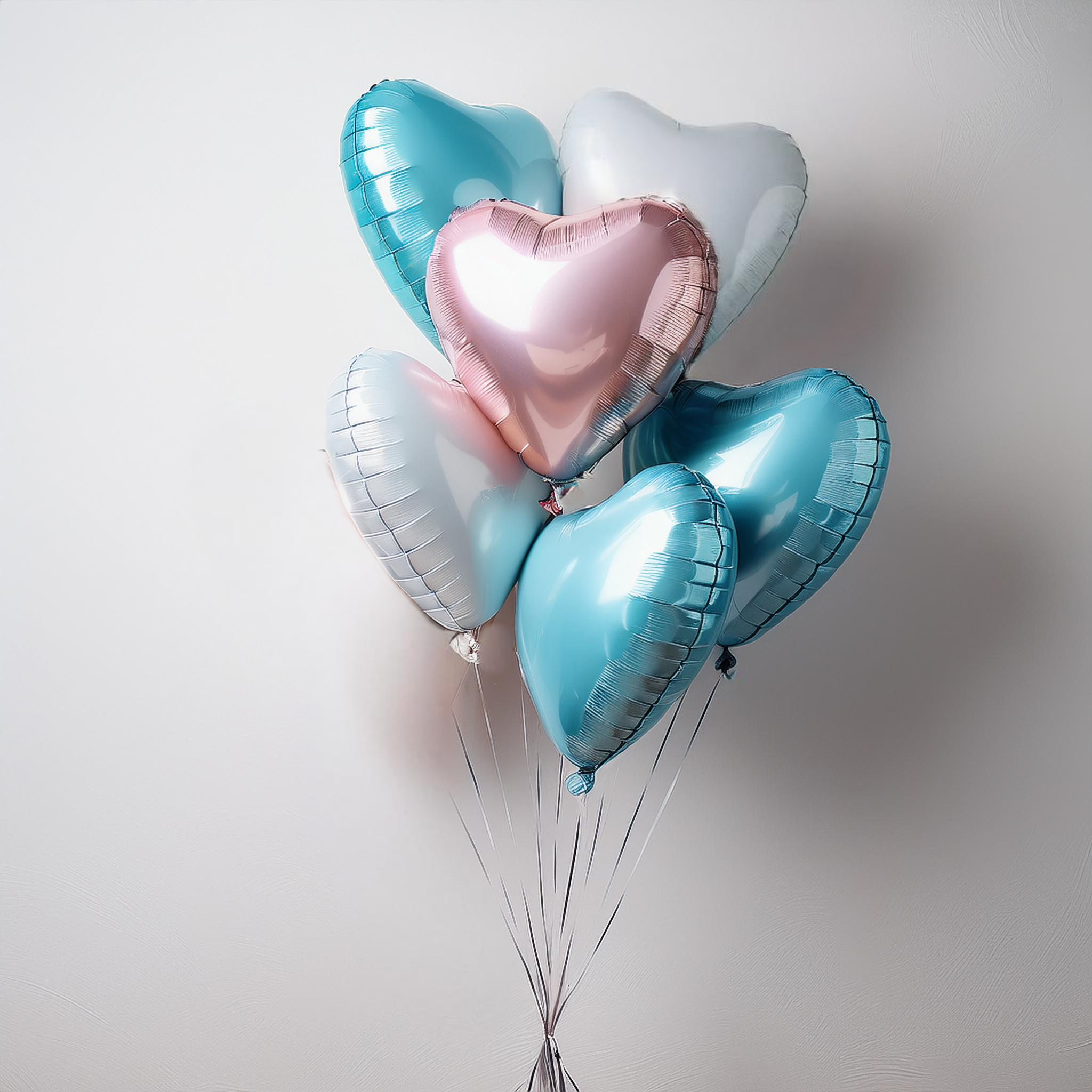 BABY BLUE & PRETTY PINK HEART HARMONY