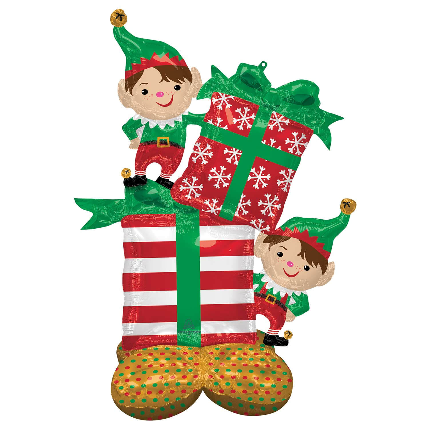Christmas Elves Airloon Foil Balloon