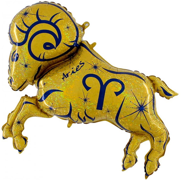 Aries Zodiac Gold