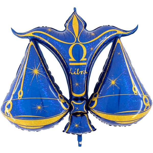 Libra Zodiac Blue