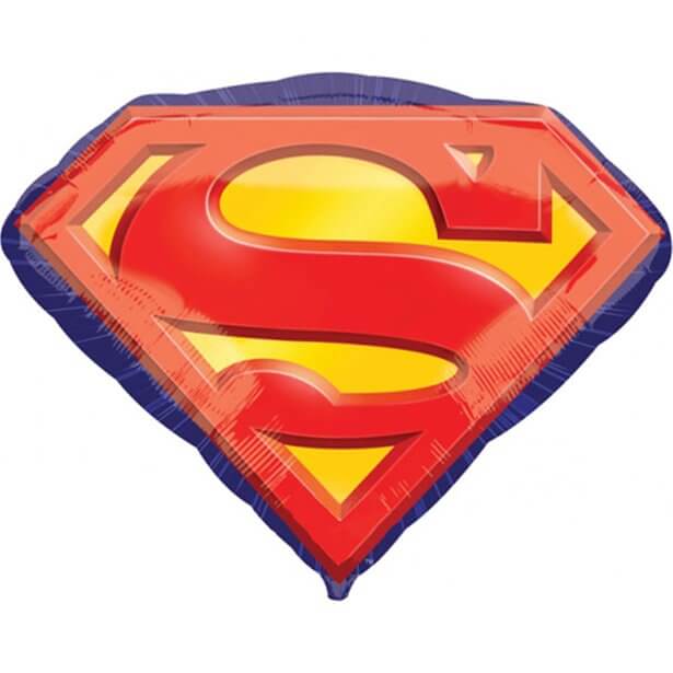 SUPERMAN EMBLEM LARGE BALLOON