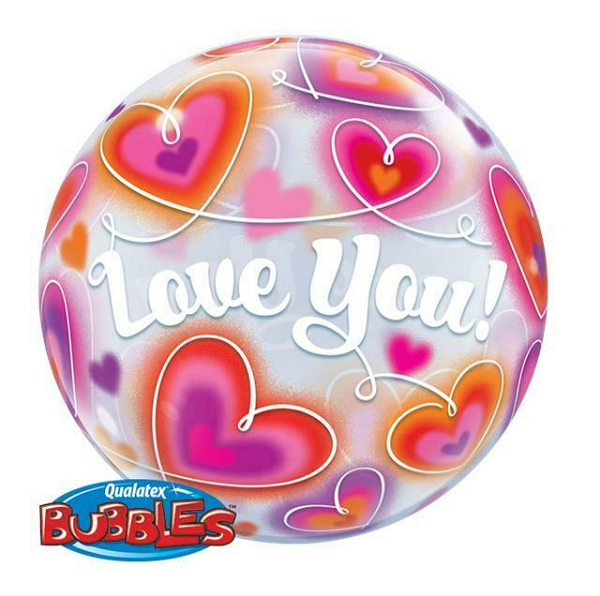 I LOVE YOU BUBBLE BALLOON