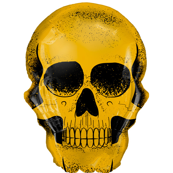 Shiny Gold Skull