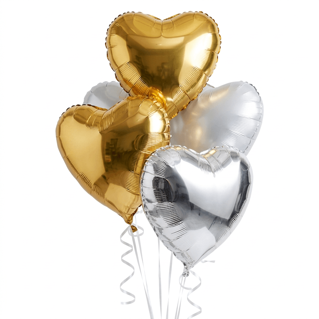 Precious Bunch Gold Silver White
