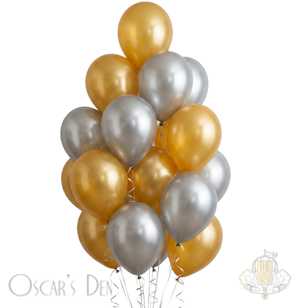 Gold & Silver Large Party Bunch