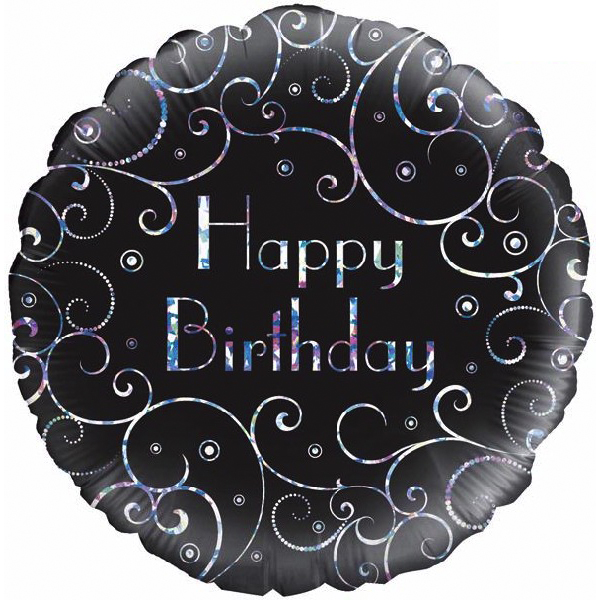 Happy Birthday Swirls