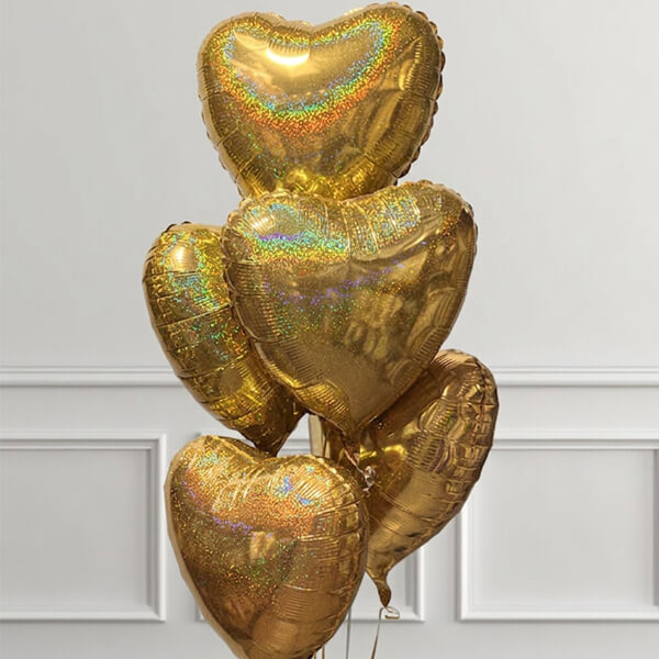 GLITTER HEART ARRANGEMENT