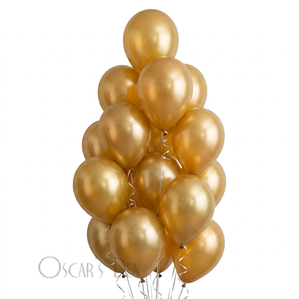 Large Gold Party Balloon Bunch