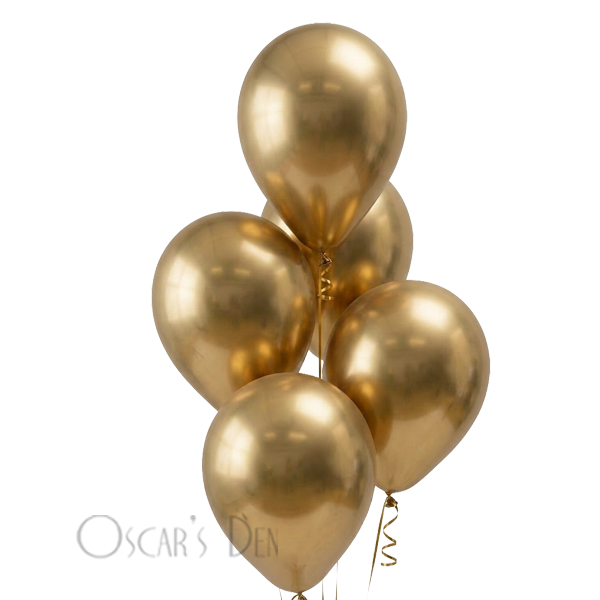 Old Gold Balloon Bunch