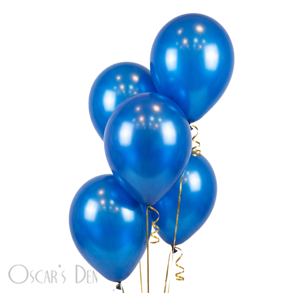 Pearl Blue Latex Buch Gold Ribbon