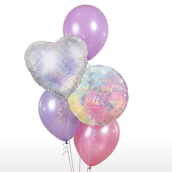 Pretty Pastel Birthday Balloons