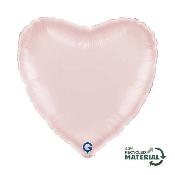 Satin Pastel Pink Heart