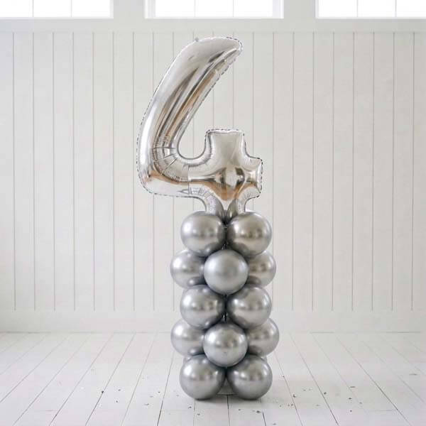 Silver Number Stand  No 4