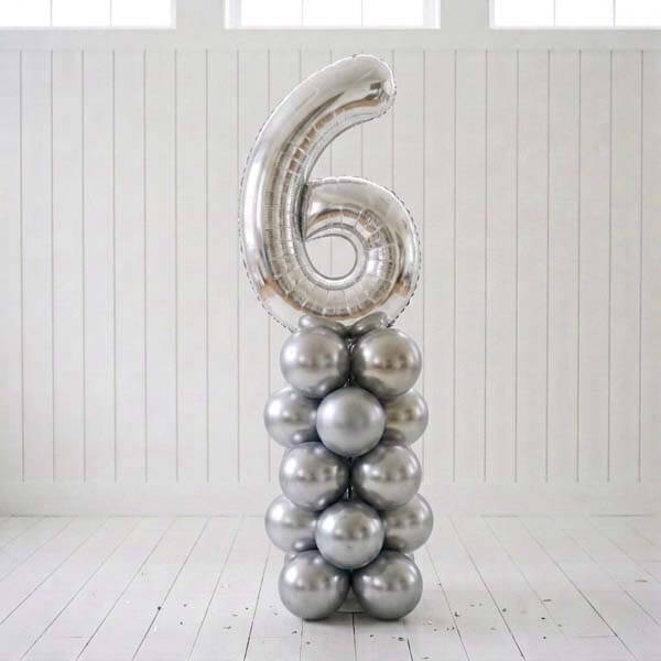 Silver Number Stand  No 6