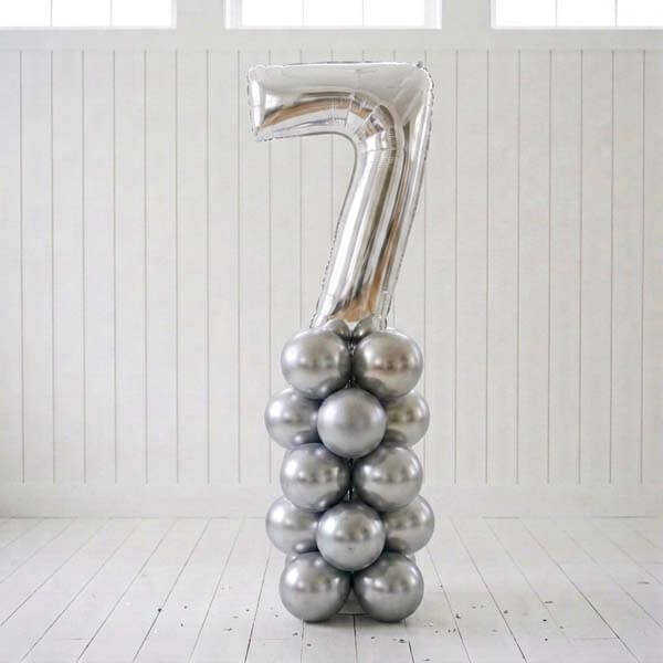 Silver Number Stand  No 7