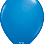 11" blue latex balloon