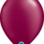 burgundy 11" latex balloon