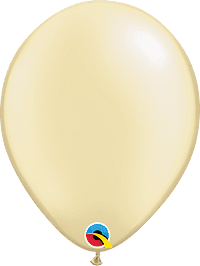 11" ivory pearl latex balloon