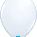 11" white latex balloon