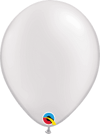 11" white pearl latex balloon