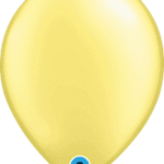 11" yellow latex balloon