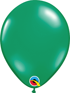emerald green helium balloon