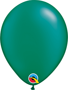 pear green latex helium balloon
